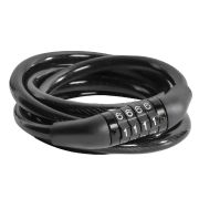 Замок велосипедный кодовый 120 см, трос 8 мм, 4 симв. Smartbuy