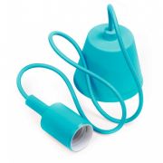 Подвес с патроном Е27 1м бирюза SMARTBUY