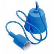 Подвес с патроном Е27 1м голубой SMARTBUY