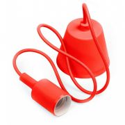 Подвес с патроном Е27 1м красный SMARTBUY