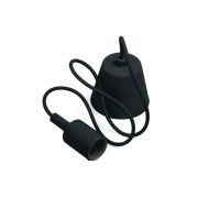 Подвес с патроном Е27 1м черный SMARTBUY