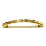 Ручка-скоба С ПЕРФОРАЦИЕЙ 96мм ЗОЛОТО ЭКОНОМ