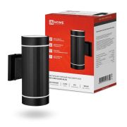 Светильник LINES-2хGX53-NL-BL IP65 под лампу уличный настенный двусторонний алюм. черн. IN HOME