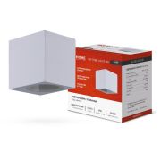 Светильник уличный настенный односторонний НБУ CUBE-1хGU10-WH IP65 алюм.под лампу бел. IN HОME
