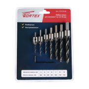 Набор сверл для зенковки 7 шт. (3-10 мм) WORTEX