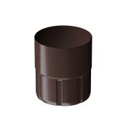 Муфта соединительная для водостока Stal Premium Шоколад, (RAL 8019)
