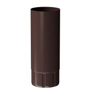 Труба водосточная 3 м Stal Premium Шоколад, (RAL 8019)