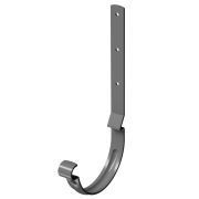 Карнизный крюк для желоба длинный Stal Premium Графит, (RAL 7024)