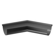 Внешний угол желоба 135˚ Stal Premium Графит, (RAL 7024)