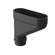 Коллектор для водостока Lux Графит, (RAL 7024)
