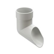 Наконечник водосточной трубы Lux Пломбир, (RAL 9003)