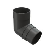 Колено 72˚ для водосточной трубы Premium Графит, (RAL 7024)