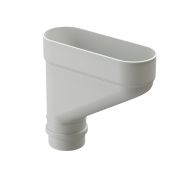 Коллектор для водостока Lux Пломбир, (RAL 9003)