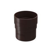 Муфта соединительная для водостока Standard Тёмно-коричневый, (RAL 8019)