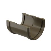 Соединитель желобов Premium Каштан, (RAL 8017)