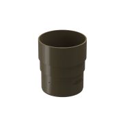 Муфта соединительная для водостока Premium Каштан, (RAL 8017)