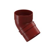 Колено водосточное 45˚ Standard Красный, (RAL 3005)