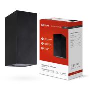 Светильник уличный настенный двусторонний НБУ CUBE-2хGU10-BL IP65 алюм. под лампу 2хGU10 чернIN HOM