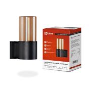 Светильник AMBER-1хA60-BL E27 IP65 под лампу 1хA60 НБУ уличный настен. одностор. алюм. черн.IN НОМЕ