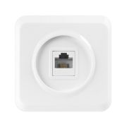 Розетка Юпитер компьютерная RJ-45 1-местная белая SMARTBUY