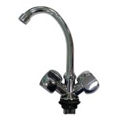 Смеситель для кухни (мойки) PL ЭКО PL 1018-1003 Stream гайка(без гибкой подводки)