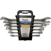 Набор рожковых ключей 6шт Crv, 6х7-16х17мм PARK
