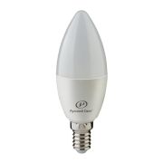 Лампа светодиодная RS C37 E14 4W 220-240V 2700К 4Вт 400лм Ra 90 свеча Русский Свет