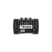Набор бит с магнитным держателем, пластиковый кейс, 32 шт Kranz