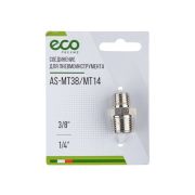 Соединение нар. резьба 3/8« х нар. резьба 1/4» (сталь) ECO