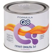 Грунт-эмаль по ржавчине FORMULA Q8 вишневая 1,8/1,9кг