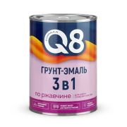 Грунт-эмаль по ржавчине FORMULA Q8 вишневая 0,8/0,9кг