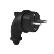 Вилка угловая с/з каучук 16А 250В IP44 Universal