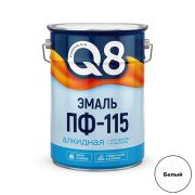 Эмаль ПФ 115 FORMULA Q8 белая 10кг ведро