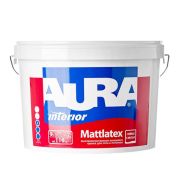 Краска AURA MATTLATEX для стен и потолков моющаяся, 9л, база TR