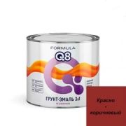 ГРУНТ-ЭМАЛЬ по ржавчине FORMULA Q8 красно-коричневая 0,9кг