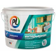 Краска ВД «Профилюкс» PL13L моющаяся латексная супербел 7кг