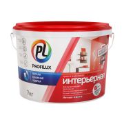 Краска ВД «Профилюкс» PL07 акрил. интерьерная СУПЕРбел 14кг
