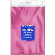 Штора для ванной 180*180 см Розовая