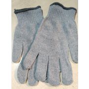 Перчатки п/шерстяные Сибирь, серые, 10% шерсть, 55гр