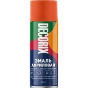 Краска Аэрозоль оранжевая 520мл DECORIX