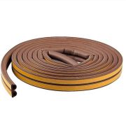 Уплотнитель D-профиль  коричневый