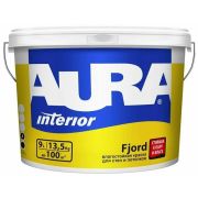 Влагостойкая краска для стен и потолков «AURA FJORD» 9л база А