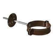 Хомут для водосточной трубы Stal Standard коричневый, (RAL 8017)