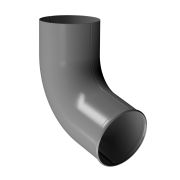 Отвод водосточной трубы Stal Standard темно-серый, (RAL 7024)