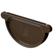 Заглушка желоба Stal Standard коричневый, (RAL 8017)