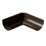 Внутренний угол желоба 90˚ Stal Standard Коричневый, (RAL 8017)