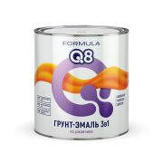 ГРУНТ-ЭМАЛЬ по ржавчине FORMULA Q8 Серая 10кг