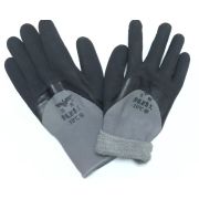 Перчатки нейлоновые утепленные синие/серые до -30С