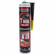 Клей Соудал T-REX Моментальная схватываемость 380 г. (RED)