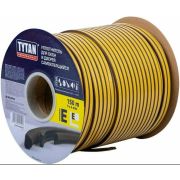 Уплотнитель E 150m*9mm*4mm бел. Tytan Professional (одна полоса)